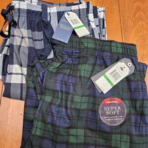 LIKE BUTTER - 2 NEW Nautica Men's PJ Pants - Size L